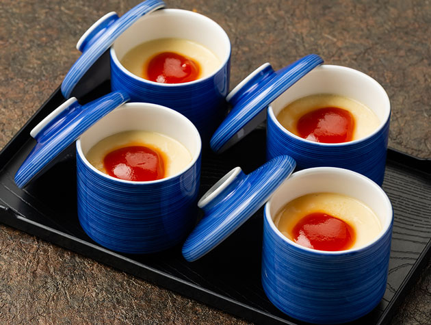 冷製あじわい茶碗蒸し トマトジュレ掛け
